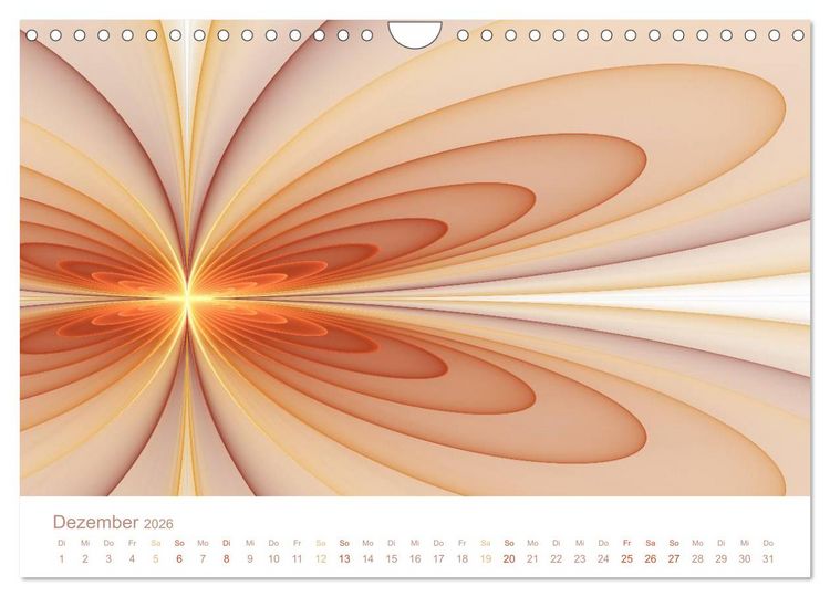 Produktbild: Exklusive Fraktalkunst / AT-Version (Wandkalender 2026 DIN A4 quer), CALVENDO Monatskalender