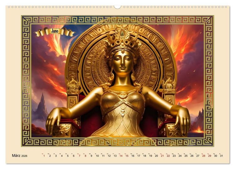 Produktbild: R&ouml;mische G&ouml;tter (Wandkalender 2026 DIN A2 quer), CALVENDO Monatskalender