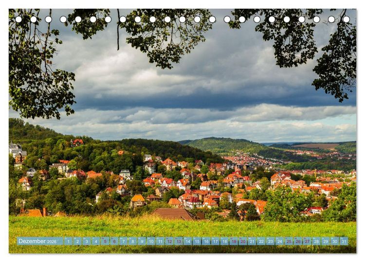 Produktbild: Wartburgstadt Eisenach - Reise durch das sch&ouml;ne Th&uuml;ringen (Tischkalender 2026 DIN A5 quer), CALVENDO Monatskalender