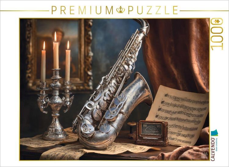 Produktbild: CALVENDO Puzzle Im Frost der Saiten erwacht der Klang des Winters | 1000 Teile Lege-Gr&ouml;&szlig;e 64x48cm Foto-Puzzle f&uuml;r gl&uuml;ckliche Stunden