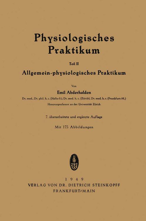Produktbild: Physiologisches Praktikum