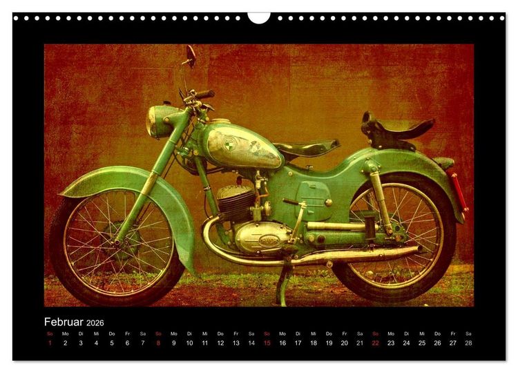 Produktbild: Motorrad Oldtimer (Wandkalender 2026 DIN A3 quer), CALVENDO Monatskalender