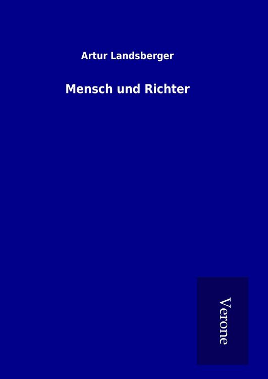 Produktbild: Mensch und Richter