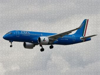 Produktbild: CALVENDO Puzzle EI-HHR - ITA Airways - Airbus A220-300 - Frankfurt Airport | 1000 Teile Lege-Gr&ouml;&szlig;e 64x48cm Foto-Puzzle f&uuml;r gl&uuml;ckliche Stunden