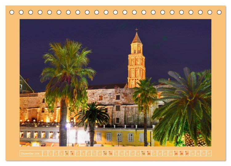Produktbild: SPLIT Kroatien - Dalmatien (Tischkalender 2026 DIN A5 quer), CALVENDO Monatskalender