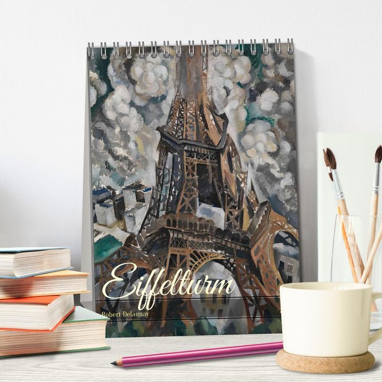 Produktbild: Eiffelturm - Robert Delaunay (Tischkalender 2026 DIN A5 hoch), CALVENDO Monatskalender
