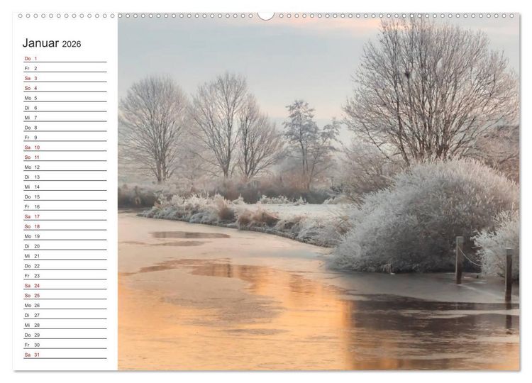 Produktbild: Worpswede - Natursch&ouml;nheiten im Teufelsmoor (Wandkalender 2026 DIN A2 quer), CALVENDO Monatskalender