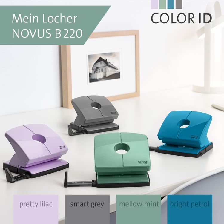 Produktbild: Novus Office 025-0653 B&uuml;rolocher B 220 Mint 20 Bl. (80 g/m&sup2;)
