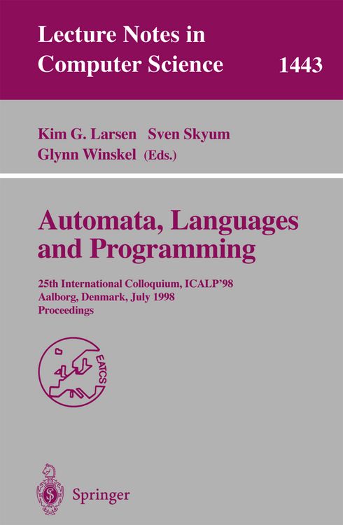 Produktbild: Automata, Languages and Programming