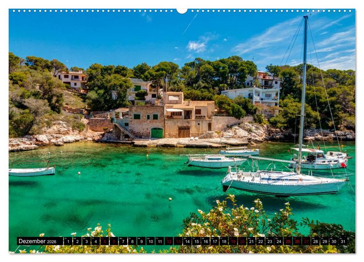 Produktbild: Mallorca - Cala Figuera Spezial (hochwertiger Premium Wandkalender 2026 DIN A2 quer), Kunstdruck in Hochglanz
