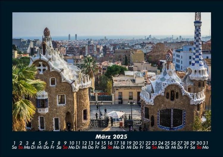 Produktbild: Barcelona 2025 Fotokalender DIN A5