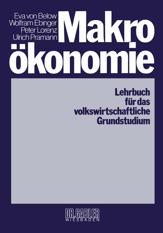 Produktbild: Makro&ouml;konomie