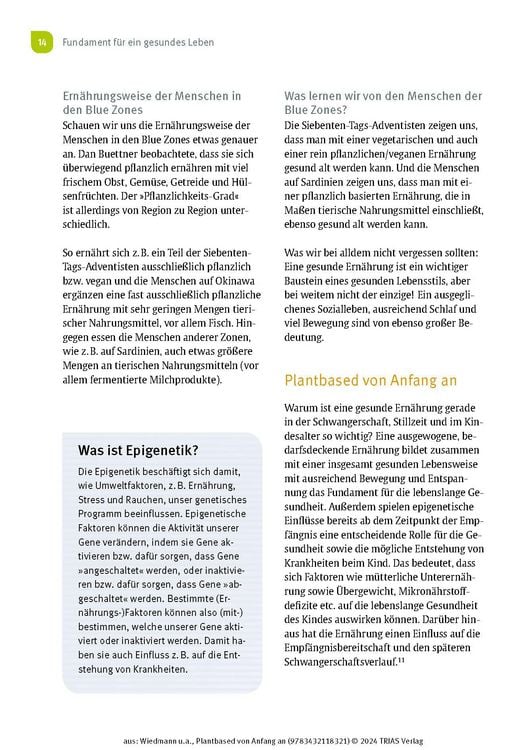 Produktbild: Plantbased von Anfang an: Baby & Kleinkind, Schwangerschaft & Stillzeit