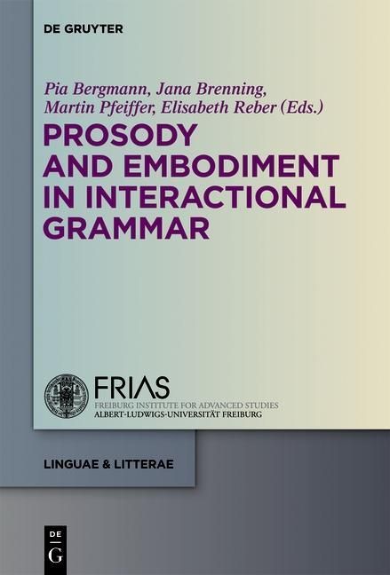 Produktbild: Prosody and Embodiment in Interactional Grammar