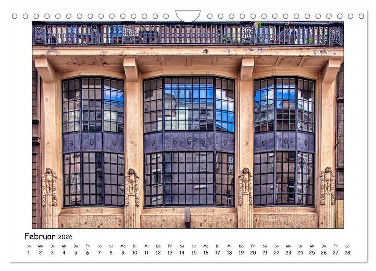 Produktbild: Wiener Jugendstil-Fassaden (Wandkalender 2026 DIN A4 quer), CALVENDO Monatskalender