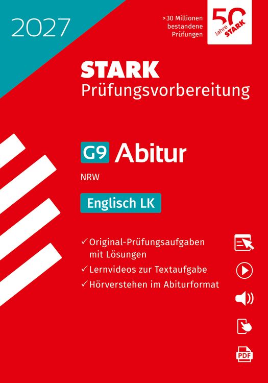 Produktbild: STARK Englisch LK - Abitur 2027 NRW - Pr&uuml;fungsvorbereitung