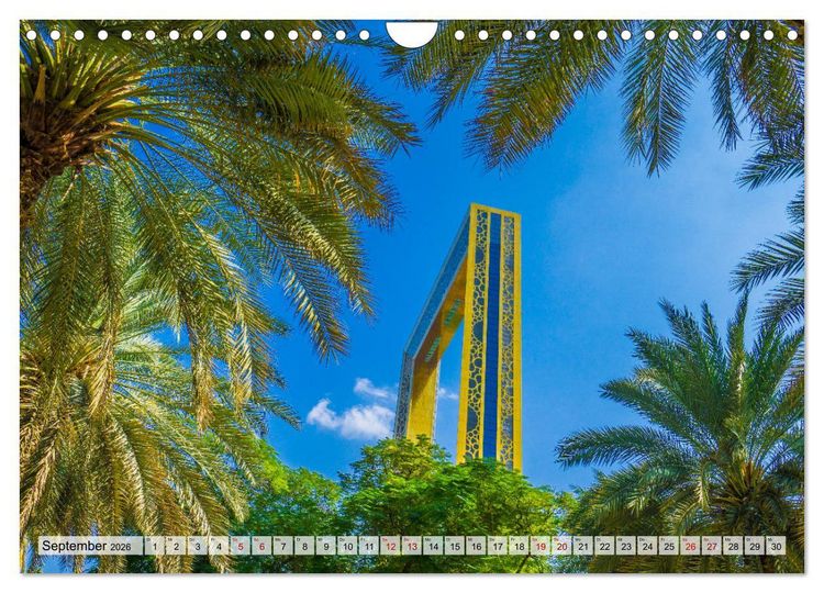 Produktbild: Dubai - Traumstadt der Scheichs (Wandkalender 2026 DIN A4 quer), CALVENDO Monatskalender