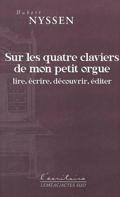 Produktbild: Sur les Quatre Claviers de Mon Petit Orgue