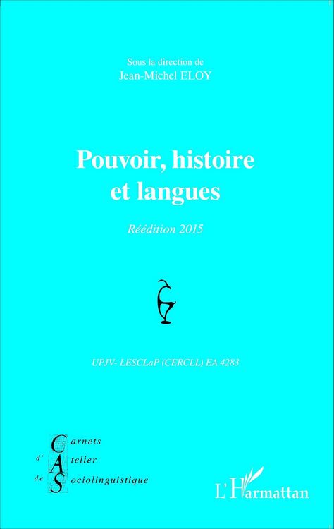 Produktbild: Pouvoir, histoire et langues