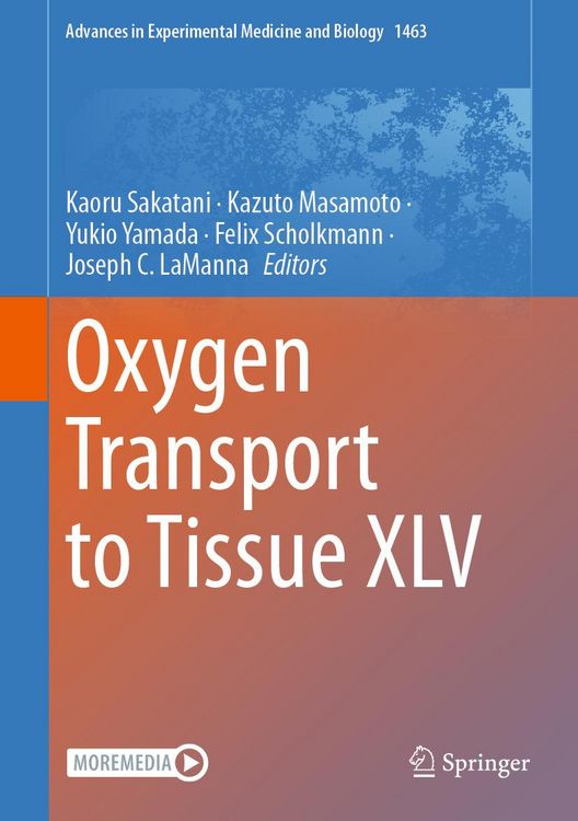 Produktbild: Oxygen Transport to Tissue XLV
