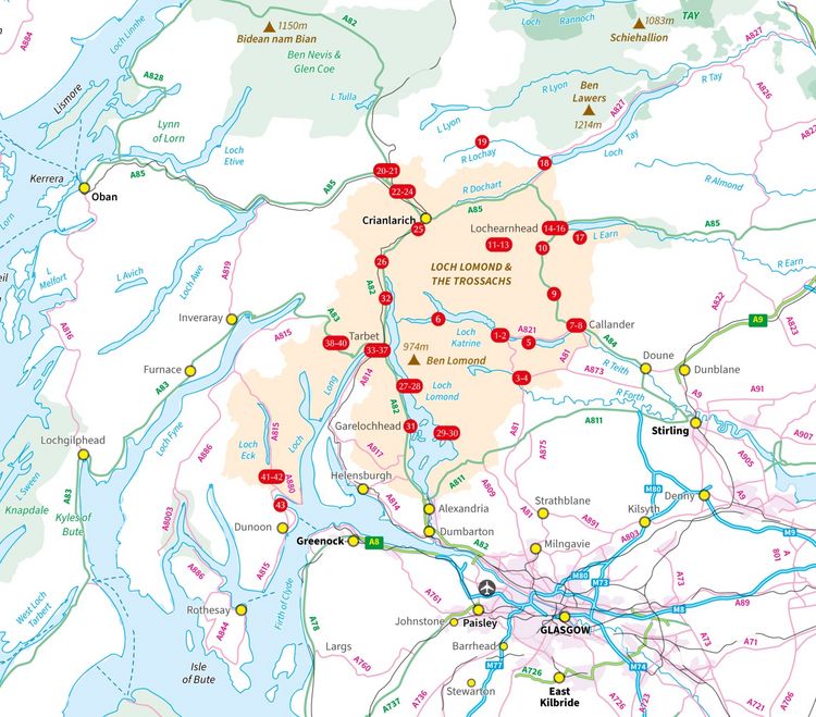 Produktbild: Walking Loch Lomond and the Trossachs