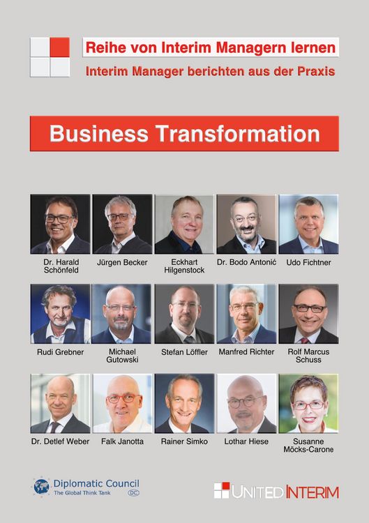 Produktbild: Business Transformation: Interim Manager berichten aus der Praxis