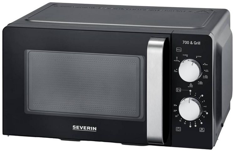 Produktbild: Severin 7781 Mikrowelle Schwarz 700W Timerfunktion, Grillfunktion