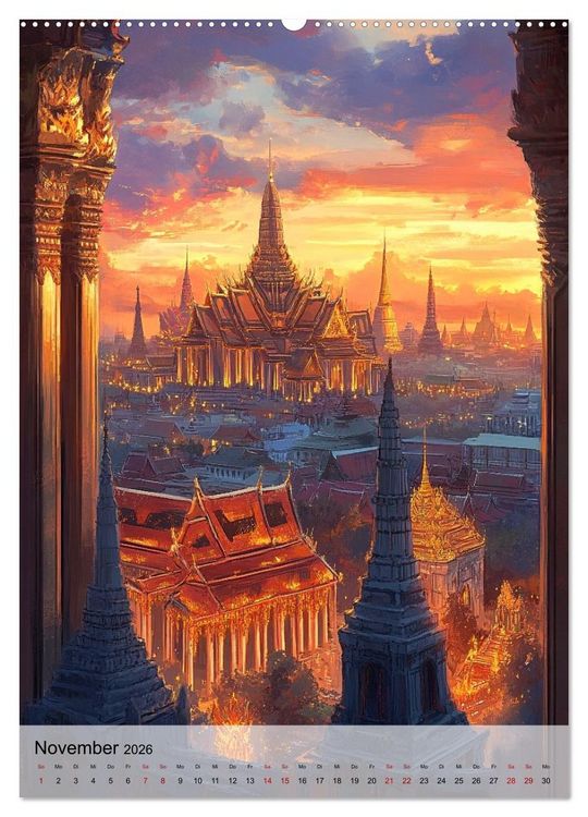 Produktbild: Thailand Fantasie (Wandkalender 2026 DIN A2 hoch), CALVENDO Monatskalender