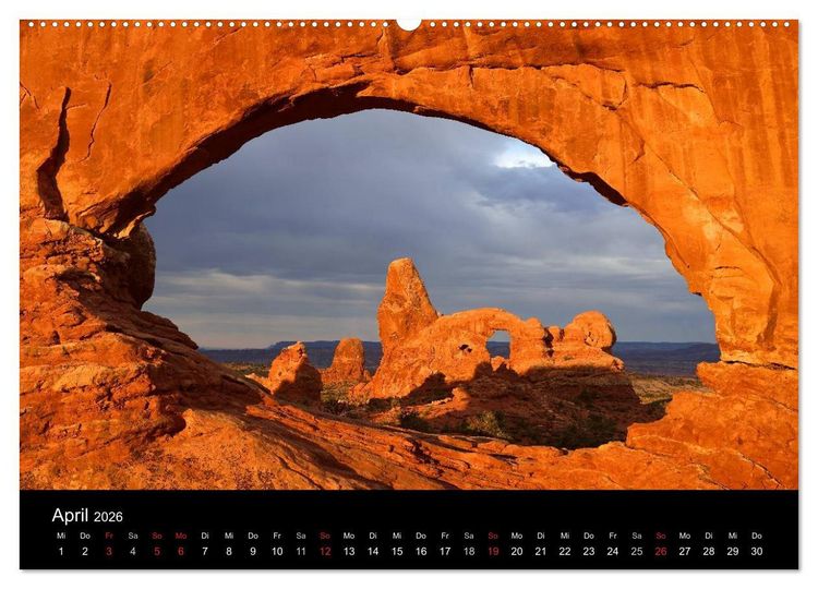 Produktbild: USA - Monumente der Sch&ouml;pfung (Wandkalender 2026 DIN A2 quer), CALVENDO Monatskalender