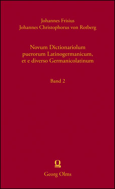 Produktbild: Novum Dictionariolum puerorum Latinogermanicum, et e diverso Germanicolatinum