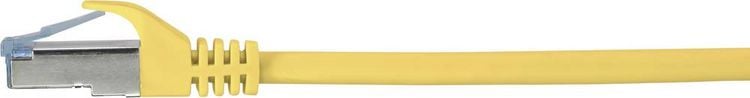 Produktbild: Renkforce RF-5088652 RJ45 Patchkabel CAT 6a S/FTP 5.00 m Gelb mit Rastnasenschutz, Flammwidrig 1 St.