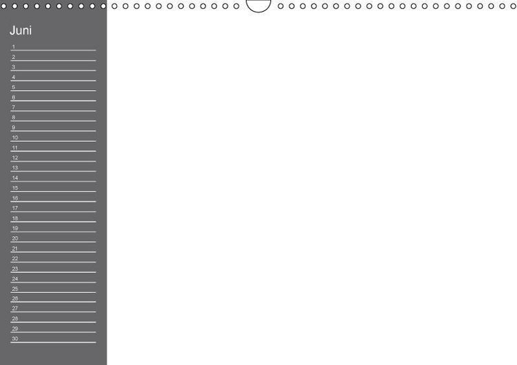 Produktbild: Bastelkalender mit Planerfunktion / F&uuml;r Schwarz - Wei&szlig; - Seher (Wandkalender immerw&auml;hrend DIN A3 quer)