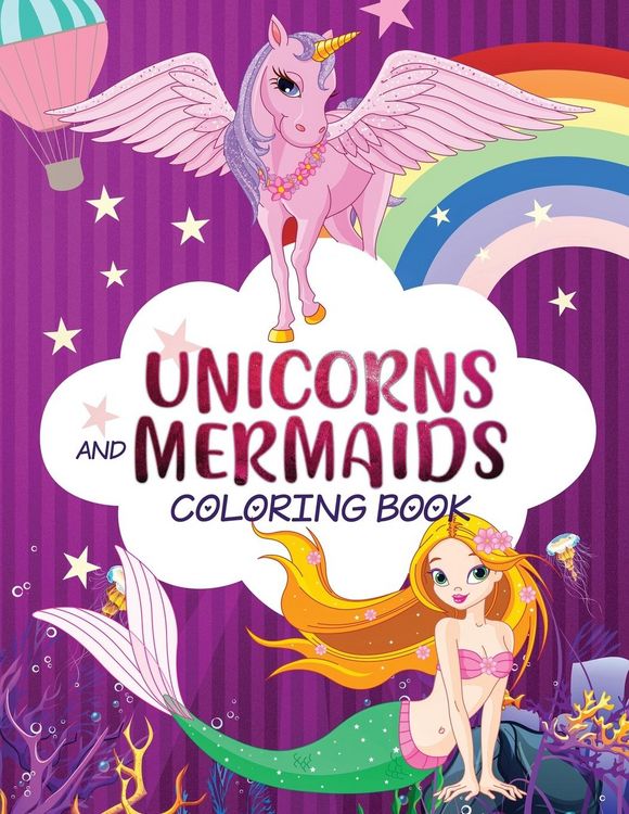 Produktbild: Mermaid Unicorn Colouring