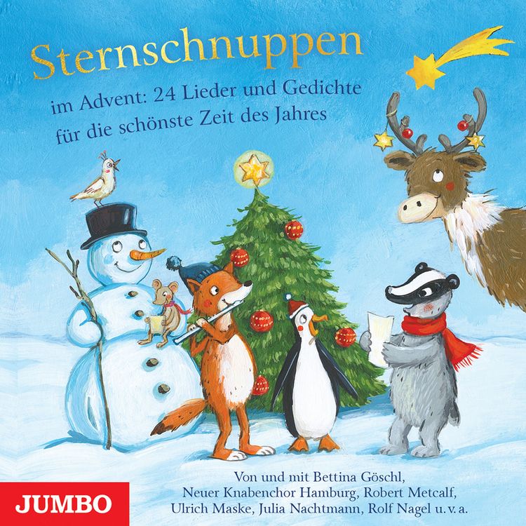 Produktbild: Sternschnuppen im Advent. 24 Lieder und Gedichte f&uuml;r die sch&ouml;nste Zeit des Jahres