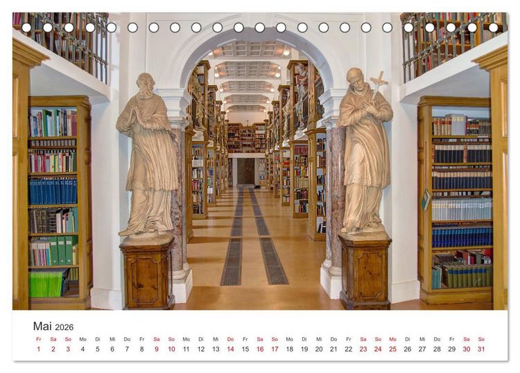 Produktbild: Abtei Marienstatt (Tischkalender 2026 DIN A5 quer), CALVENDO Monatskalender