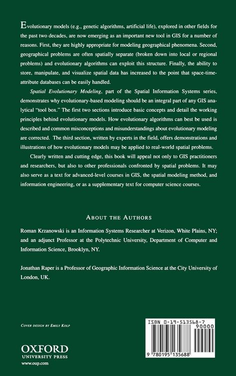 Produktbild: Spatial Evolutionary Modeling