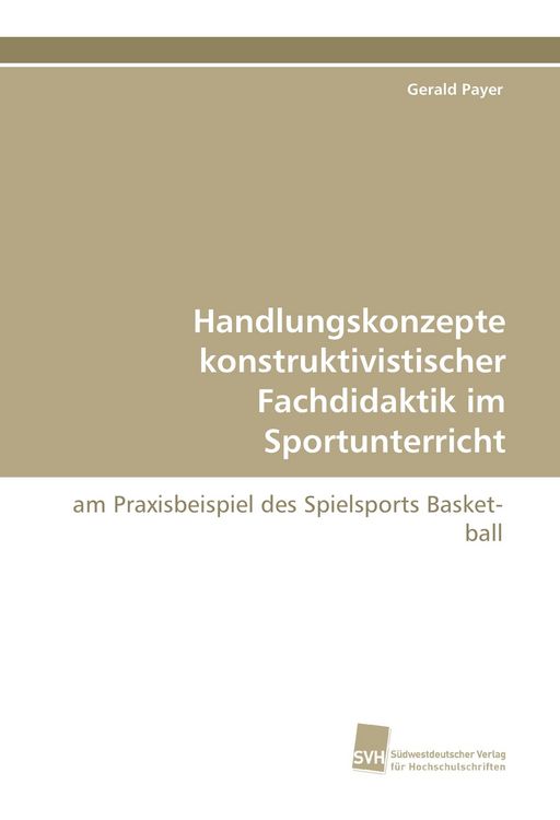 Produktbild: Handlungskonzepte konstruktivistischer Fachdidaktik im Sportunterricht