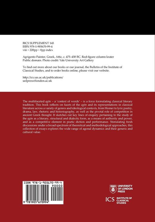 Produktbild: The Ag&iquest;n in Classical Literature