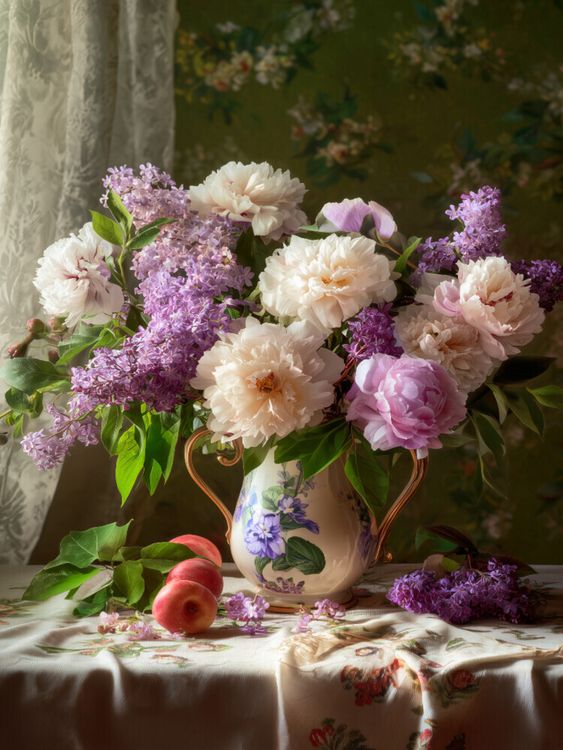 Produktbild: CALVENDO Puzzle Biedermeierblumen zeigen sich still, warm und voller Seele | 1000 Teile Lege-Gr&ouml;&szlig;e 64x48cm Foto-Puzzle f&uuml;r gl&uuml;ckliche Stunden