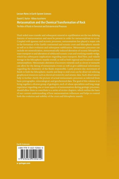 Produktbild: Metasomatism and the Chemical Transformation of Rock