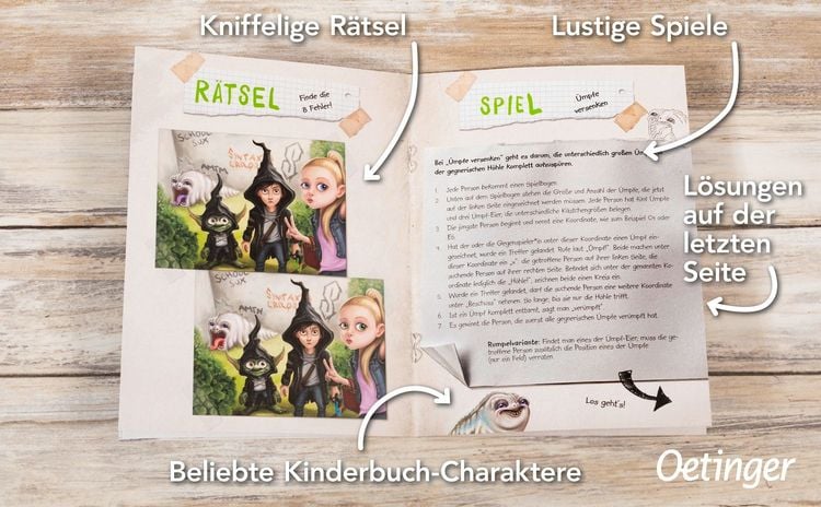 Produktbild: KoboldKroniken. Puzzle im Buch. Voll verheinzelt. 300 Teile