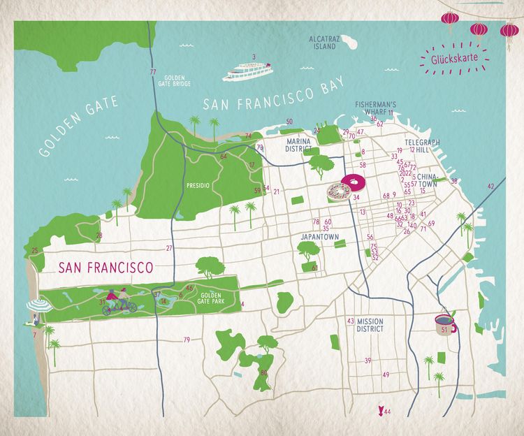 Produktbild: Glücksorte in San Francisco