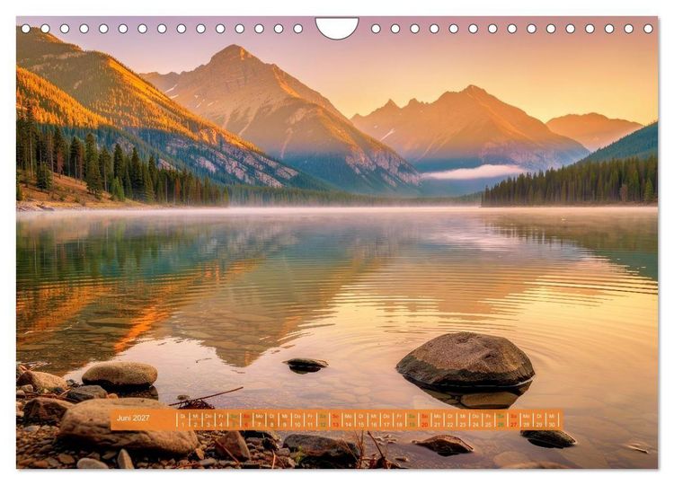 Produktbild: Malerische Seenlandschaft (Wandkalender 2027 DIN A4 quer), CALVENDO Monatskalender