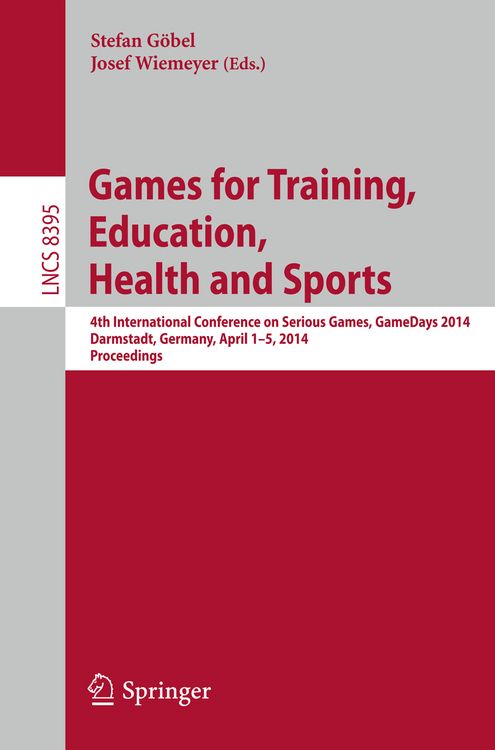 Produktbild: Games for Training, Education, Health and Sports