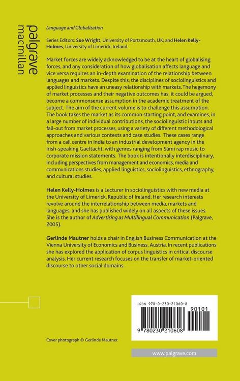 Produktbild: Language and the Market