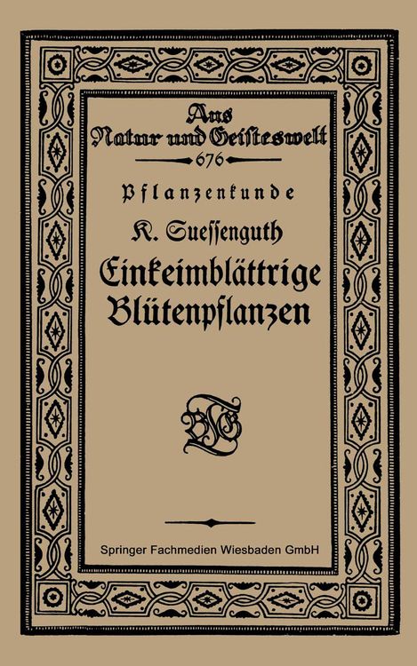 Produktbild: Pflanzenkunde Einkeimbl&auml;ttrige Bl&uuml;tenpflanzen