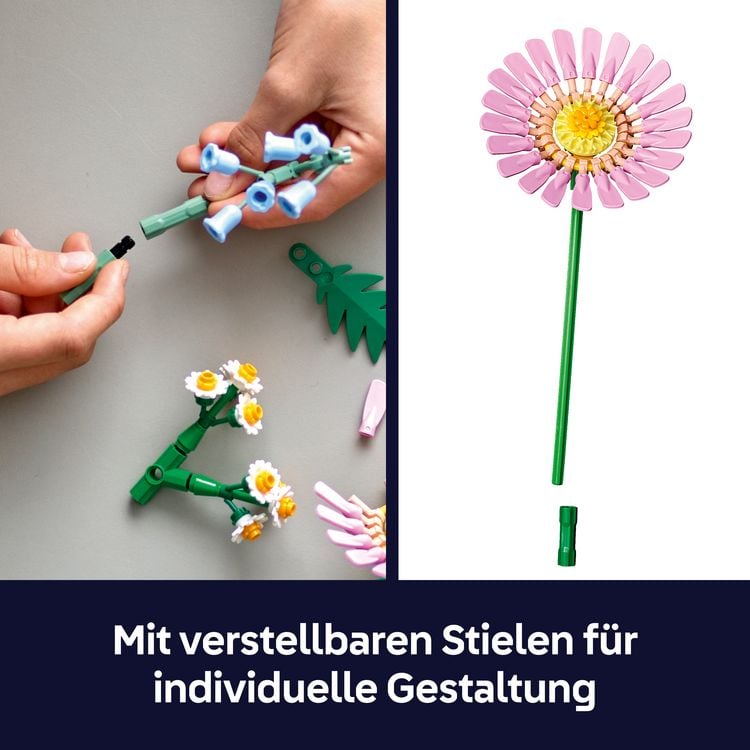 Produktbild: LEGO Botanicals 10347 Kleiner Sommerstrau&szlig; Blumen Spielzeug