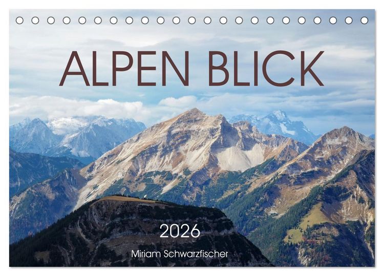 Produktbild: Alpen Blick (Tischkalender 2026 DIN A5 quer), CALVENDO Monatskalender