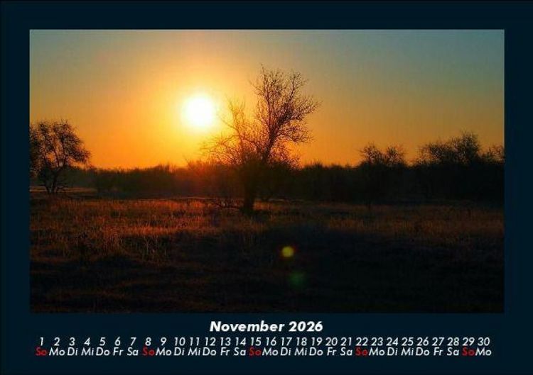 Produktbild: Sonnenuntergang 2026 Fotokalender DIN A5