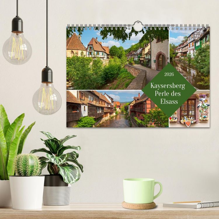 Produktbild: Kaisersberg Perle des Elsass (Wandkalender 2026 DIN A4 quer), CALVENDO Monatskalender